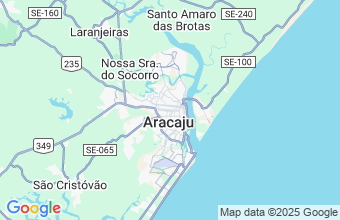 Map of Aracaju