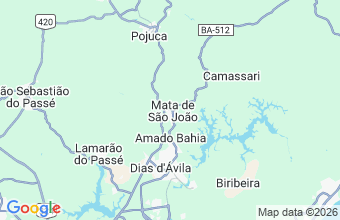 Map of MATA DE SAO JOAO