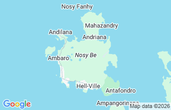 Map of Nossi-Be