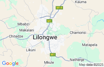 Map of Lilongwe