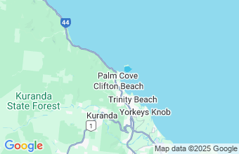 Map of Palm Cove