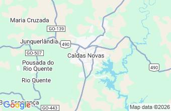 Map of Caldas Novas