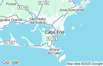 Map of Cabo Frio