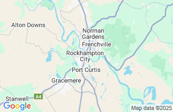 Map of Rockhampton