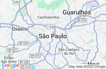 Map of São Paulo