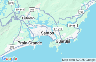 Map of Santos