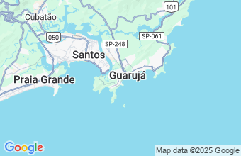 Map of Guaruja