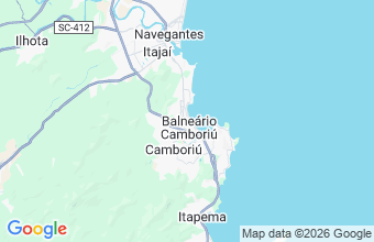 Map of Balneario Camboriu