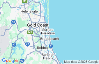 Map of Surfers Paradise