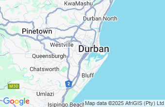 Map of Durban