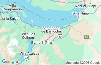 Map of San Carlos De Bariloche