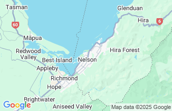 Map of Nelson