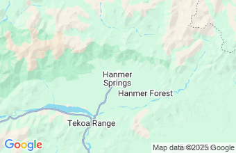 Map of Hanmer Springs
