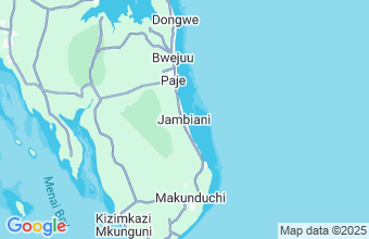 Map of Jambiani