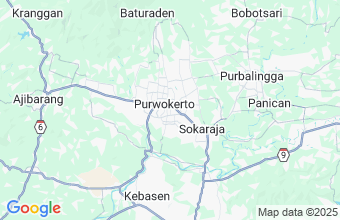 Map of Purwokerto