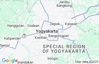 Map of Yogyarta