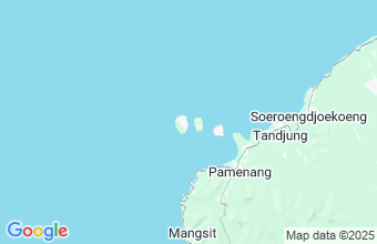 Map of Gili Trawangan