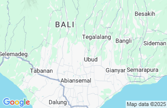 Map of Ubud