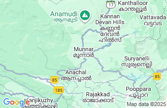 Map of Munnar