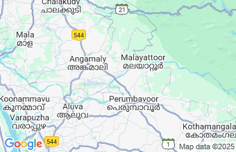 Map of Kalady