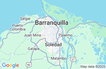 Map of Barranquilla