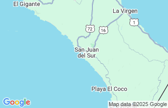Map of San Juan Del Sur