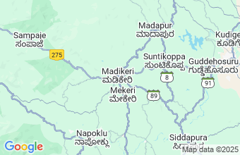 Map of Coorg