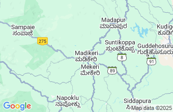 Map of Coorg - City