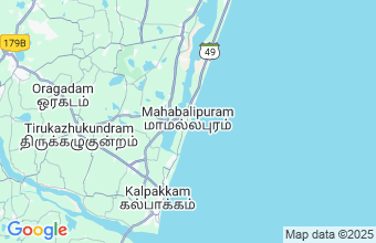 Map of Mamallapuram