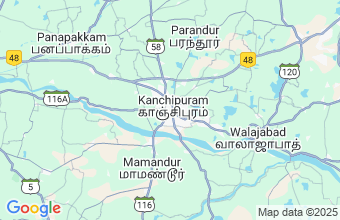 Map of Kanchipuram