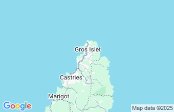 Map of Gros Islet