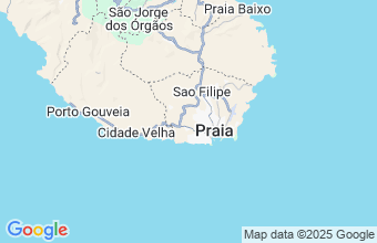 Map of Praia