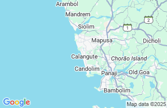 Map of BAGA CALANGUTE BARDEZ