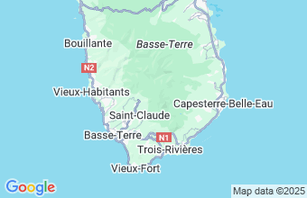 Map of Guadeloupe