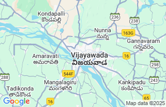 Map of Vijayawada