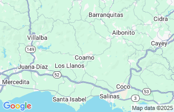 Map of Coamo