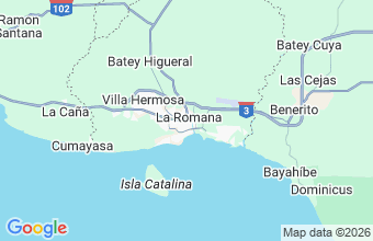 Map of La Romana