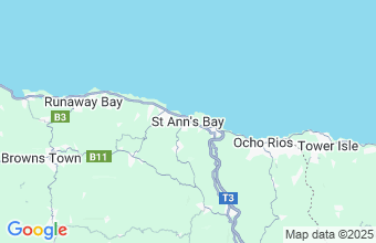 Map of St Ann's Bay