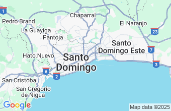 Map of Santo Domingo