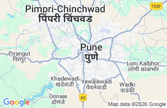 Map of Pune, Maharashtra