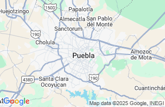 Map of Puebla, Puebla