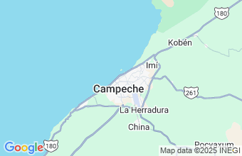 Map of Campeche