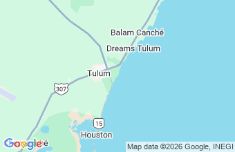 Map of Riviera Mayan- Playa del