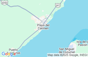 Map of Playa Del Carmen