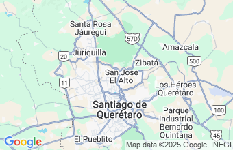 Map of Saintiago De Querataro