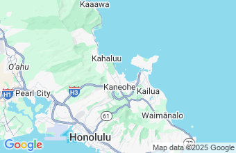 Map of Kaneohe
