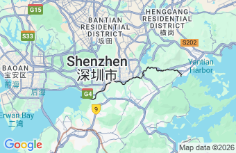 Map of Shenzhen
