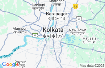 Map of Calcutta