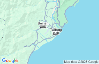 Map of Taitung