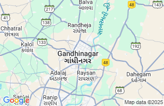 Map of Gandhinagar